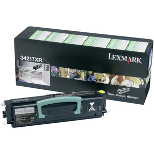 LEXMARK 34217XR TONER CART Prebate, Black