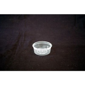 DISPOSABLE ROUND SAUCE CONTAINER 70ml Bx1000