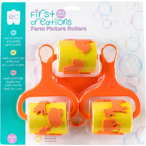 FARM PICTURE ROLLERS SET OF 3