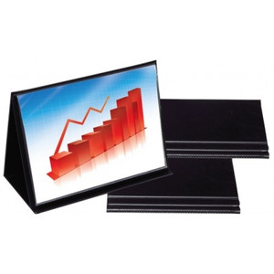 BANTEX EASEL DISPLAY BOOK A4 20 Pocket Black