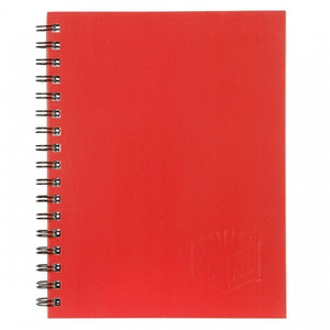 SPIRAX 512 HARDCOVER NOTEBOOKS A4 200Pg Red