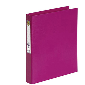 MARBIG BRIGHT PE A4 BINDER 2D Ring 25mm Pink *** While Stocks Last - please enquire to confirm availability ***