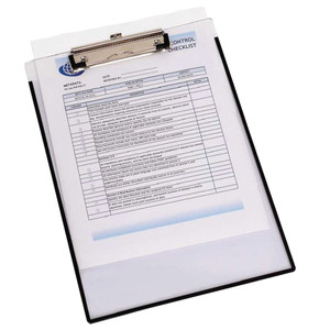MARBIG CLEARVIEW CLIPBOARD WITH INSERT COVER A4 Clear