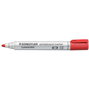 STAEDTLER 351 DRYSAFE WHITEBOARD MARKER Red