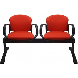 ADAPT BEAM CHAIR 2 Seater Beam Black Legs, 1250mm Length
