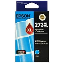 EPSON 273XL ORIGINAL CYAN INK CARTRIDGE Suits Expression Premium XP510 / XP600 / XP700 / XP800 / XP710 / XP610