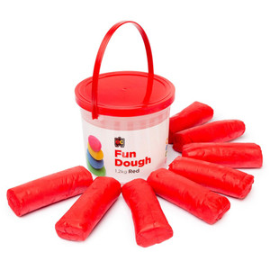 EDUCATIONAL COLOURS FUN DOUGH 900G RED