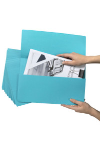 MARBIG SLIMPICK WALLET BRIGHT Foolscap Light Blue Pk10