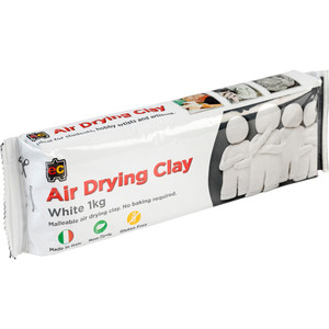 AIR DRYING CLAY WHITE 1KG