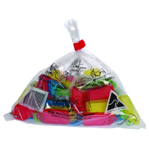 KEVRON KEY TAGS Assorted Colours Bag of 50 (See also GP-KEYTAGASST)
