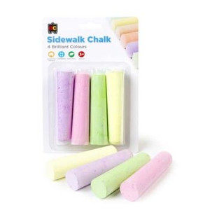 CHALK-SIDEWALK FLUORO 4PCS