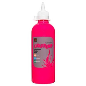 FLUORESCENT LIQUITEMP POSTER PAINT 500ML PINK