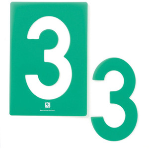 EC STENCIL Numbers 0-9 90x110mm 10s