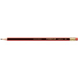 STAEDTLER 112 TRADITION PENCIL Rubber Tipped Graphite HB, Bx12