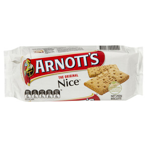 ARNOTTS BISCUITS NICE 250GM