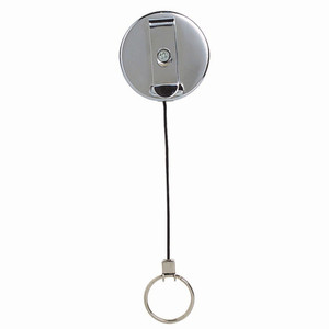 REXEL KEY CARD HOLDER Retractable Metal 700mm Blk
