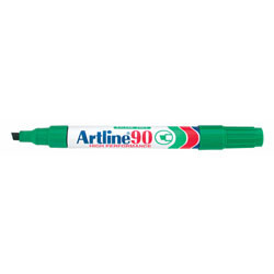 ARTLINE 90 PERMANENT MARKERS Green Bx12