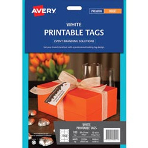 AVERY C32304 PRINTABLE TAGS Printable Tags10up 89x51mm