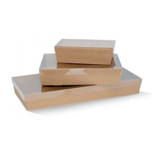 BROWN CATERING TRAY Large 560 x 225 x 80 Ctn50 (Lids Sold Separately)
