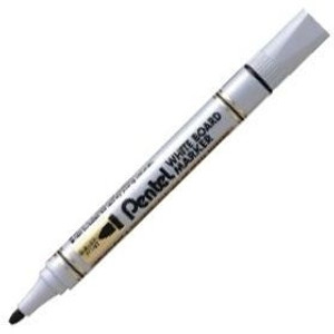 PENTEL MW85A WHITEBOARD MARKER Bullet Point Black Bx12