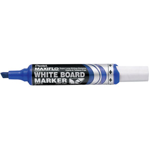 PENTEL MWL6 WHITEBOARD MARKER Maxiflo Chisel Point Blue