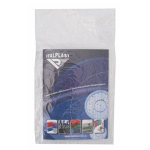 ITALPLAST HEAT SEALER POLY BAGS 250mm x 450mm 25um Micron (Pack of 100)