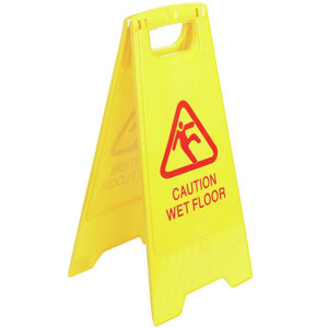 ITALPLAST Safety Sign "Wet Floor" - Yellow *** See also SABC2420A ***