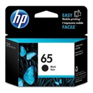 HP #65 ORIGINAL BLACK INK CARTRIDGE N9K02AA 120 PAGES Suits HP Deskjet 2620 / 2621 / 2623 / 2624 / 3720/ 3721 / 3723 / 3724 / 5020 / 5030 / 5032 / 5034 / 5075, HP AMP 120 / 125