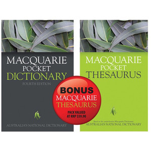 MACQUARIE POCKET DICTIONARY & Pocket Thesaurus Value Pack