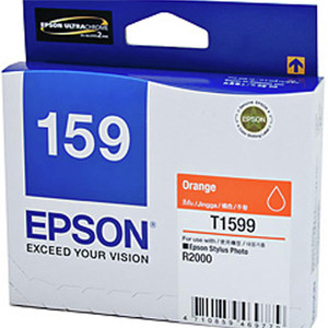 EPSON 159 ORIGINAL ORANGE INK CARTRIDGE Suits Stylus Photo R2000