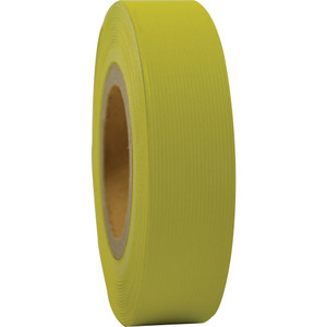 RAINBOW STRIPPING ROLL RIBBED 25mmx30m Yellow