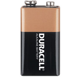 DURACELL ALKALINE BATTERY BULK 9 Volt PK12