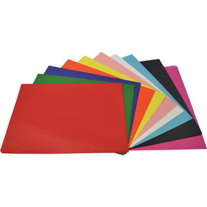 RAINBOW TISSUE PAPER 17 GSM 500mmx750mm Acid Free Assorted (Pack of 100)