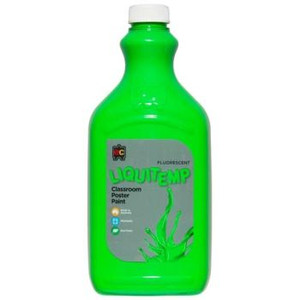 FLUORESCENT LIQUITEMP POSTER PAINT 2L GREEN