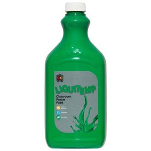 EDUCATIONAL COLOURS LIQUITEMP POSTER PAINT 2L BRILLIANT GREEN