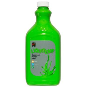 EDUCATIONAL COLOURS LIQUITEMP PAINT 2L LEAF GREEN