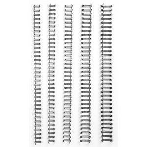 GBC IBICO WIRE 34 LOOP 6MM BLACK 100PK
