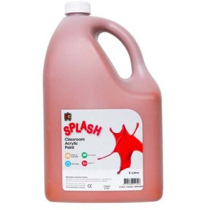 SPLASH CLASSROOM ACRYLIC 5L CHOC FUDGE (BROWN)