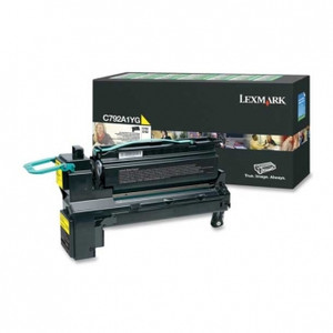 LEXMARK C792A1YG ORIGINAL YELLOW PREBATE TONER CART 6K Suits C792DE/X792DE
