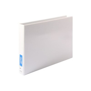 Bantex Insert Ring Binder Landscape A3 4D Ring 38mm - White (2795-07)