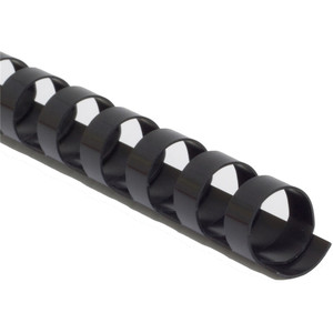 GOLD SOVEREIGN PLASTIC BINDING Comb A4 21 Loop 10mm Black Pack of 100