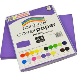 COVER PAPER A4 Purple 125gsm Pack of 100