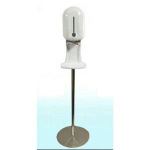 Automatic Contactless Touch Free Hand Sanitising Dispenser Station 1100ml Complete with Dispenser, Stand
& Drip tray ## Product style and colour may differ from image ##