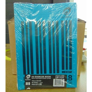 OLYMPIC PP EXERCISE BOOK A4 48P 18MM RULED E184 *** While Stocks Last *** Replaced by SPP-197727