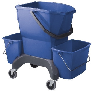 Oates Ezy Ergo 25Lt Blue Mop Bucket With Twin Detachable Buckets