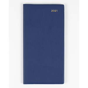 Collins Belmont Pocket Diary Week To View A7 With Pencil Navy (2024)