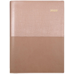 Collins Vanessa Diary Week To View A4 Rose Gold