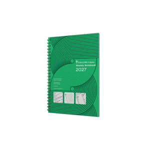 Collins Colplan Diary Week To A Page A5 With Notes Green (Pre-Order Now for 2027) ** ETA 30/9/2026 **