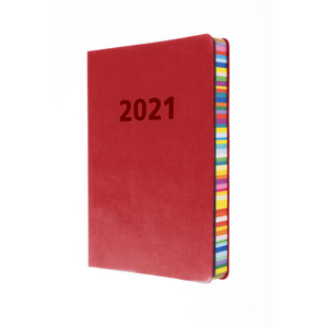 Collins Edge Diary Day To A Page A5 Red (2026 - Clearance - While Stocks Last)