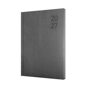 Debden Silhouette Diary Week To View A5 Grey (Pre-Order Now for 2027) ** ETA 30/9/2026 **